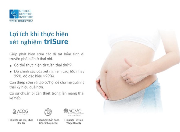 Xét nghiệm NIPT - triSure là lựa chọn hàng đầu cho bất kỳ thai phụ nào thuộc nhóm nguy cơ cao - mang thai sau 35 tuổi.