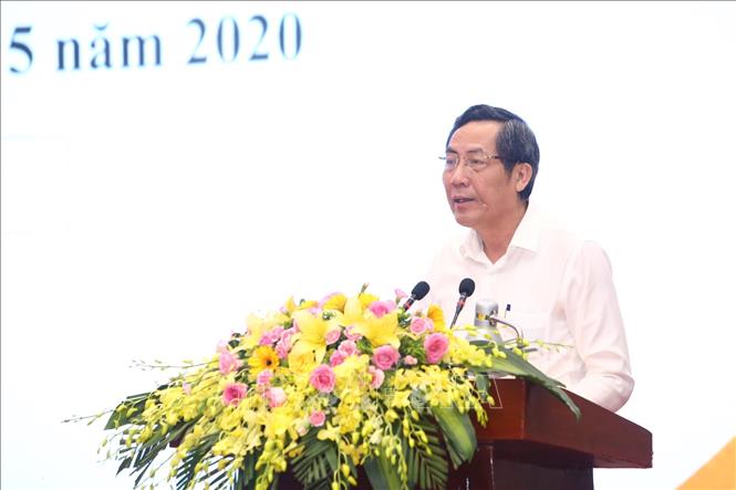 Đồng chí Thuận Hữu, Chủ tịch Hội Nhà báo Việt Nam, Chủ tịch Hội đồng Giải báo chí quốc gia phát biểu kết luận chấm chung khảo Giải báo chí quốc gia lần thứ XIV - năm 2019.