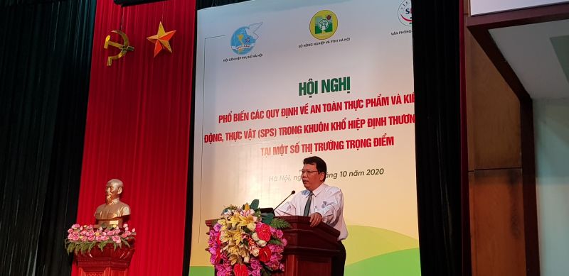 Ông Ngô Xuân Nam, Phó Giám đốc Văn phòng SPS Việt Nam phát biểu