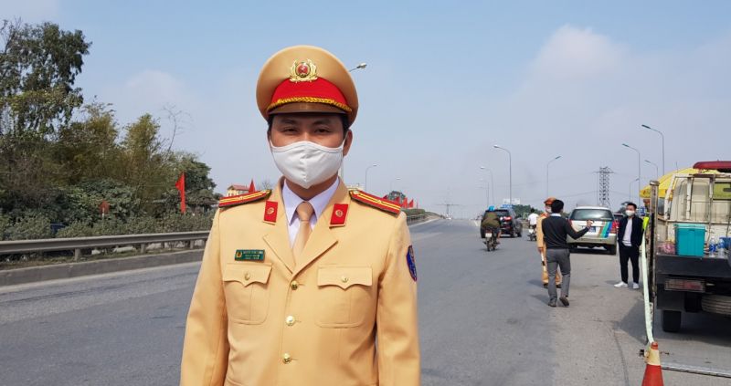 Thiếu tá Nguyễn Tuấn Cường, Phó Đội trưởng Đội Cảnh sát giao thông đường bộ số 8