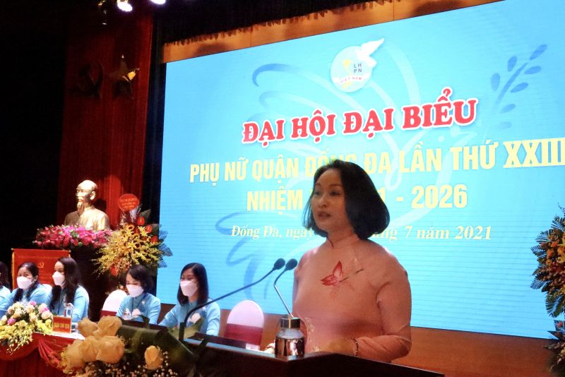 Đồng chí Phạm Thị Thanh Hương phát biểu chỉ đạo Đại hội Đồng chí Phạm Thị Thanh Hương phát biểu chỉ đạo Đại hội