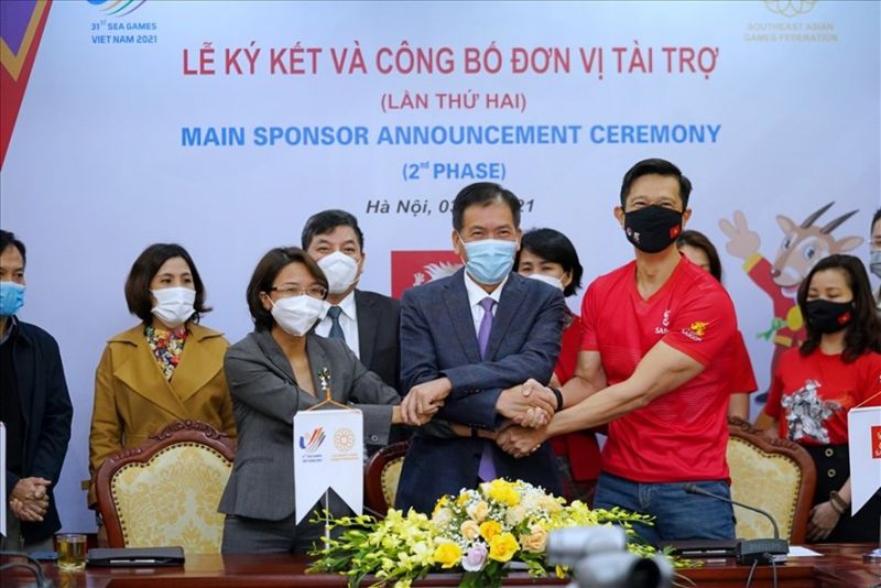 Lễ công bố nhà tài trợ kim cương cho SEA Games 31, tại Việt Nam