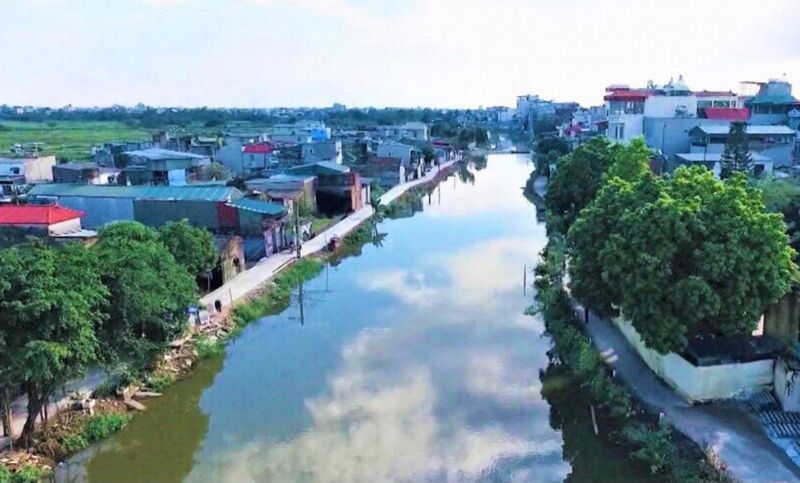 Xã nông thôn mới nâng cao Liên Ninh (huyện Thanh Trì) ngày càng khang trang, sạch đẹp