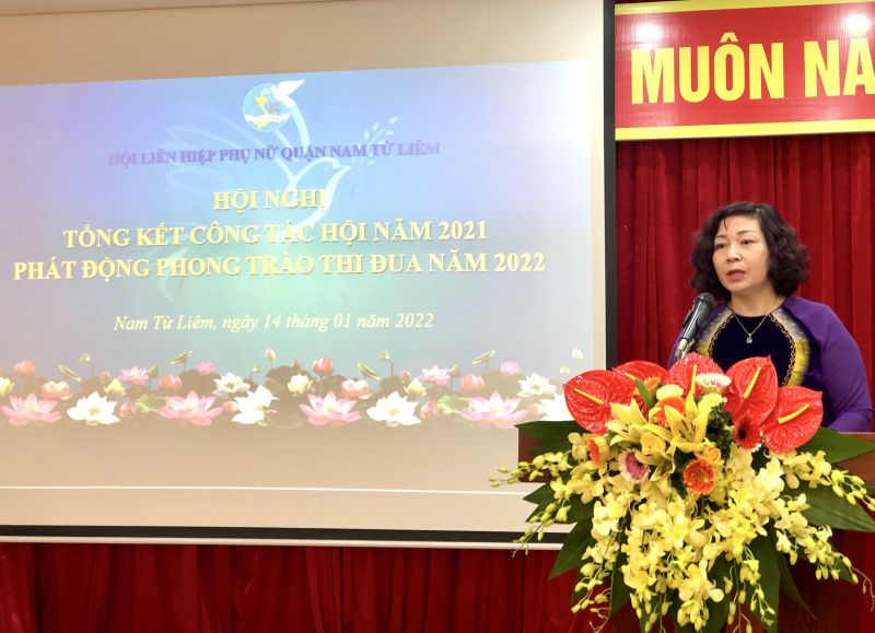 Đồng chí Lê Thị Thiên Hương phát biểu chỉ đạo Hội nghị