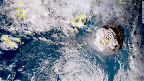 Núi lửa ở Thái Bình Dương:   Phun trào mạnh nhất kể từ năm 1100 sau Công nguyên