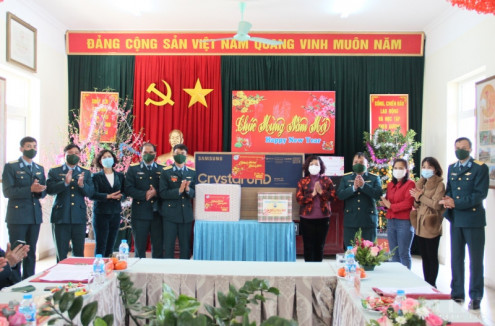 Hội LHPN Hà Nội thăm, chúc Tết Sư đoàn Phòng không 361 và các đơn vị trực thuộc